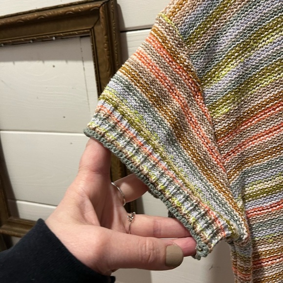 📍 DAILY PRACTICE Anthropologie multicoloured knit size S - Picture 8 of 10